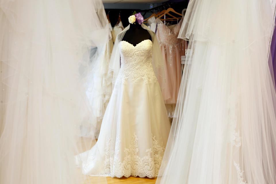  Dresses available at the shop cost between £895 and £2,350, but the majority of stock is priced between £1,000-£1,400