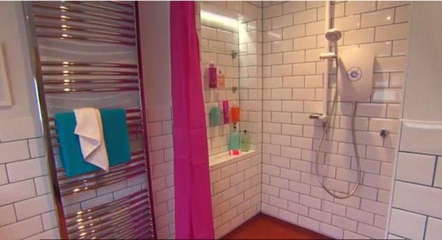  A bathroom was completely remodelled in the once cramped terrace