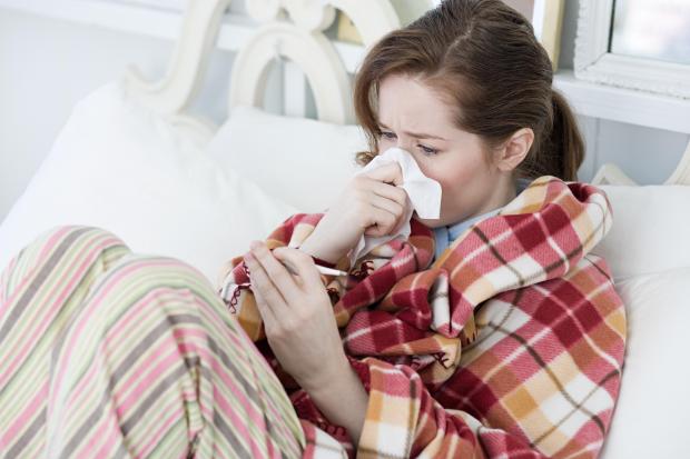 If you start to have any symptoms of the flu you should stay home until you are well again