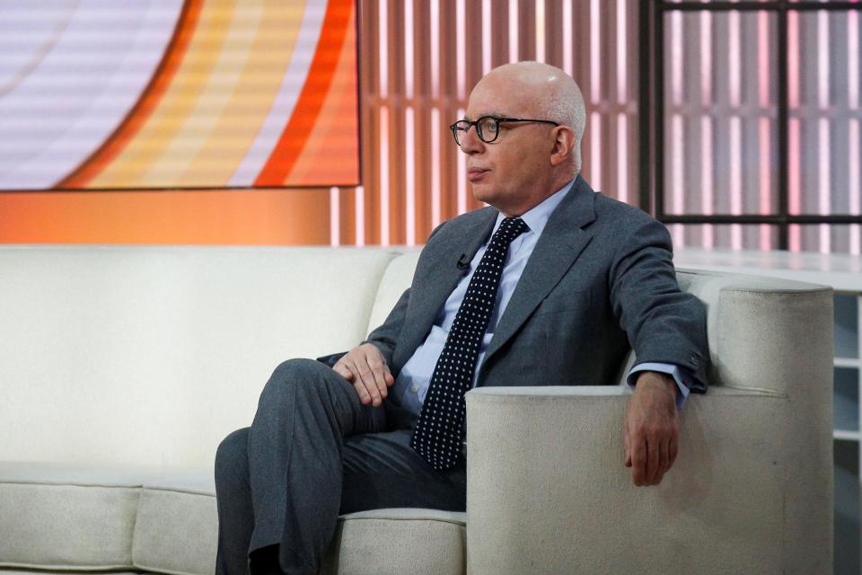  Author Michael Wolff is seen on the set of NBC's 'Today' show