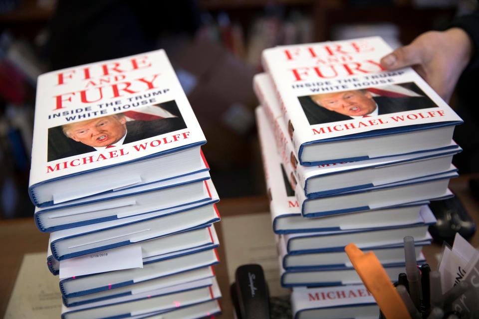  Pre-sold copies of Michael Wolff's book 'Fire and Fury' in the US