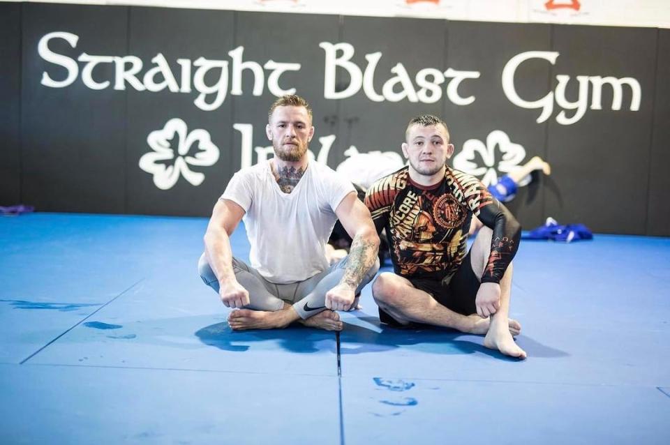  Conor McGregor returned to training today in Dublin