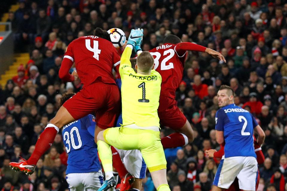 The Dutch defender headed home a corner to spark jubilant scenes at Anfield