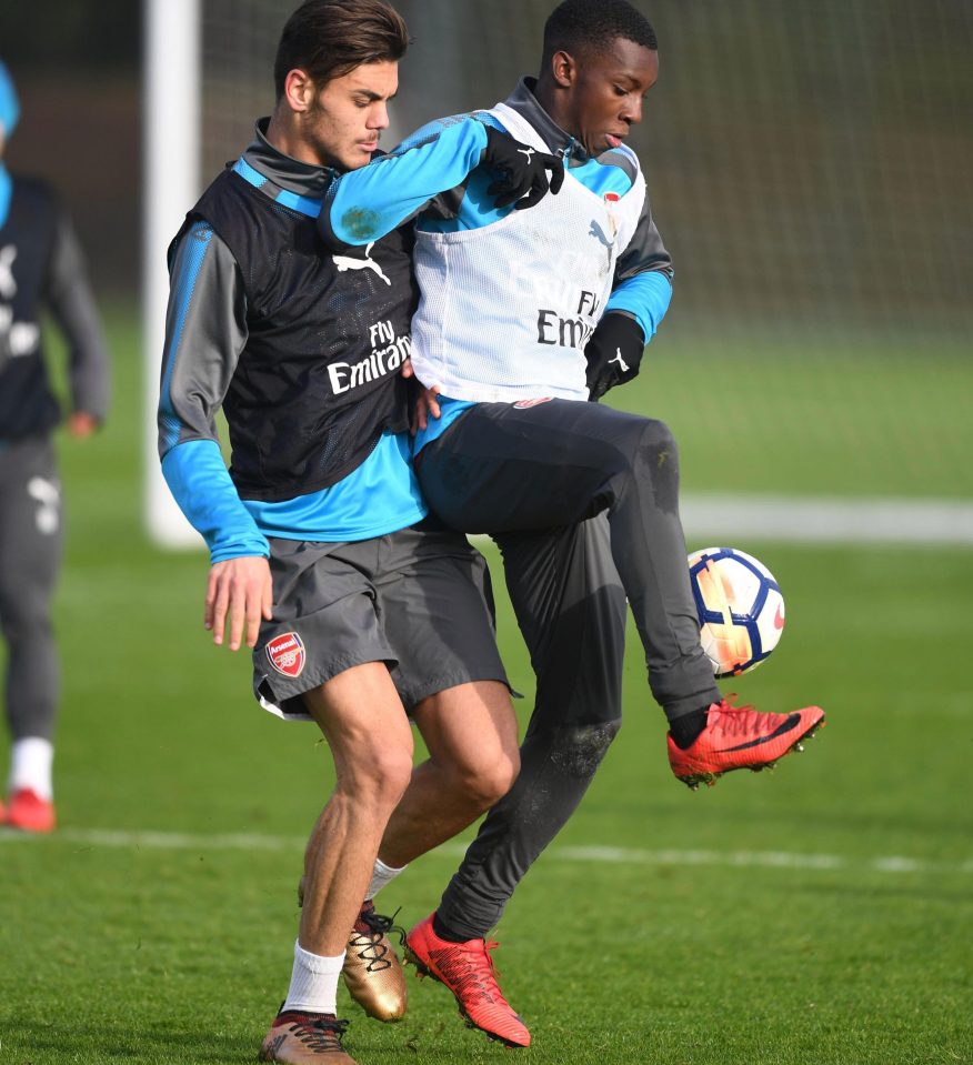  The Greek defender has impressed boss Arsene Wenger in training since he joined