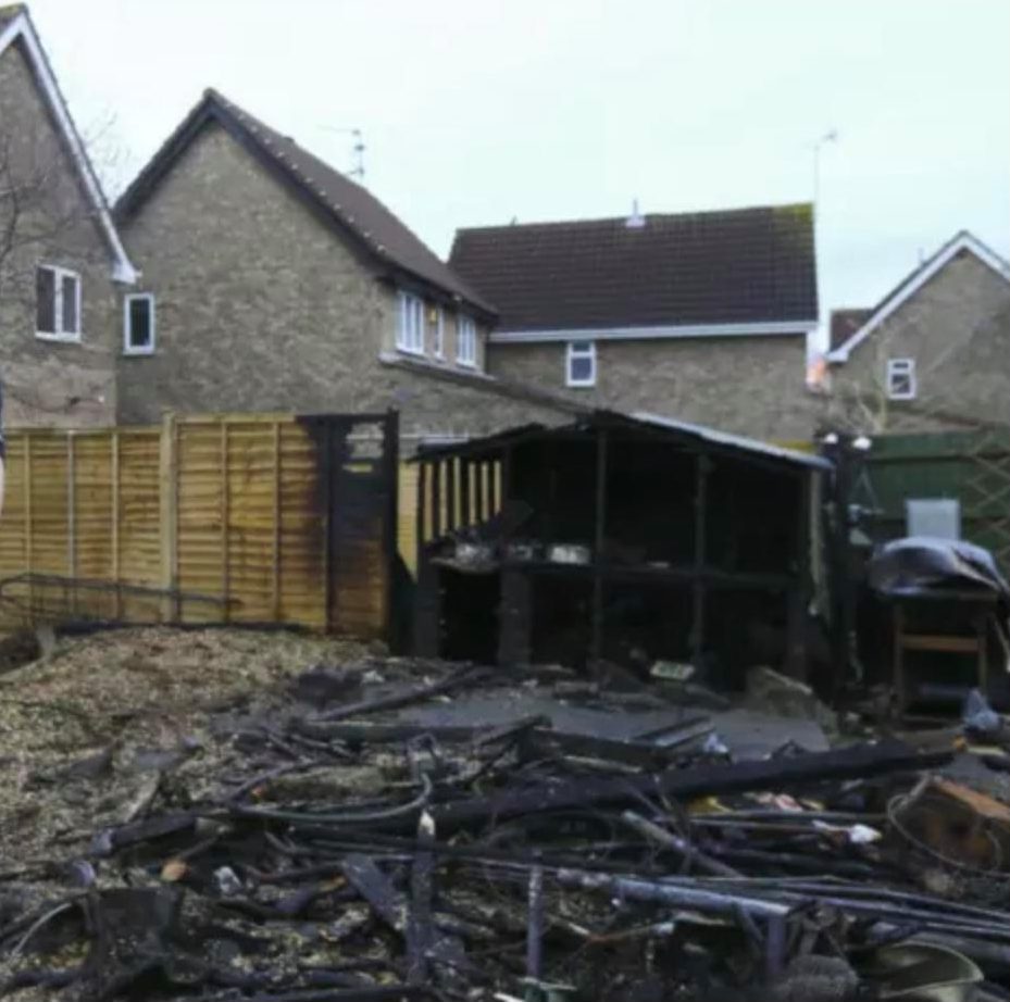  Locals believe the suspect carried out a spate of garden shed fires