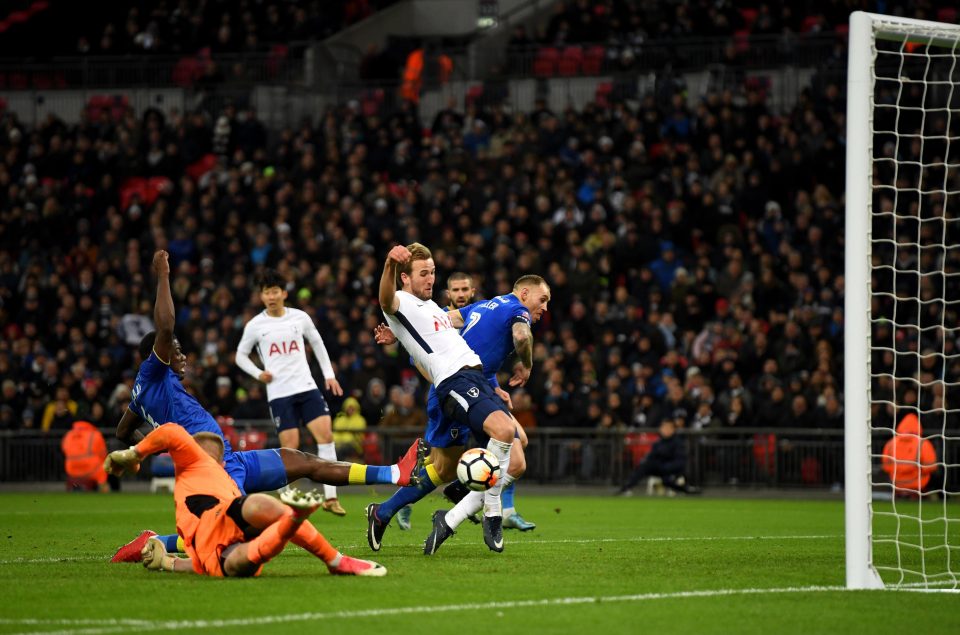 Harry Kane finally broke the deadlock for Tottenham in the second-half