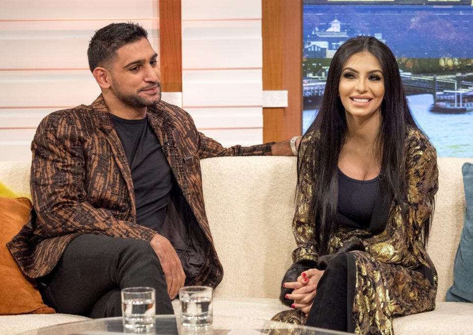 Amir Khan and Faryla Makhdoom appeared together on Good Morning Britain