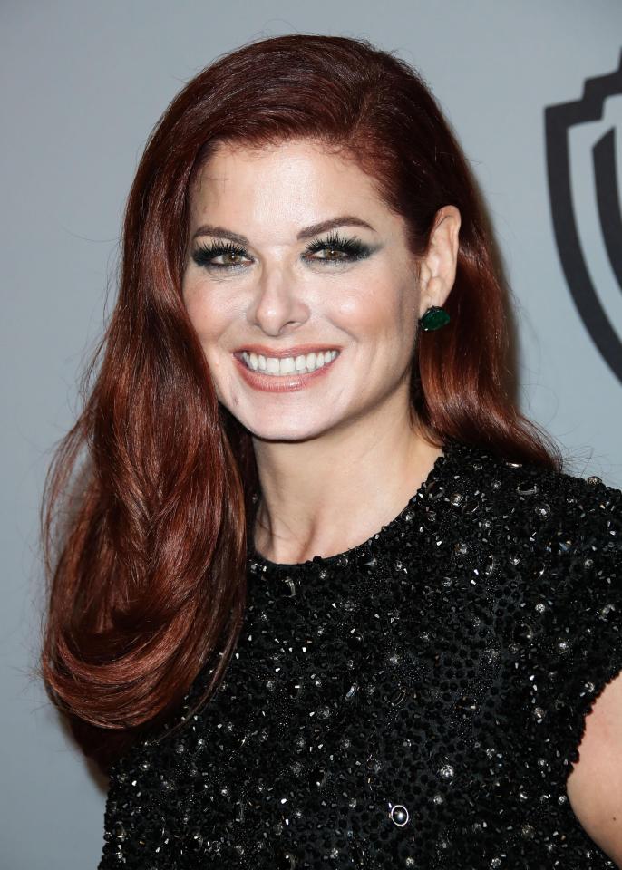  Will & Grace star Debra Messing wore simple earrings, and spoke about gender pay inequality at the ceremony