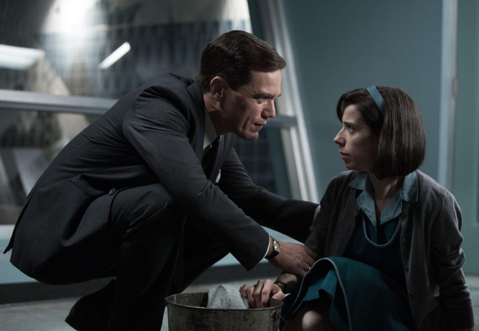  Michael Shannon and Sally Hawkins star in The Shape of Water