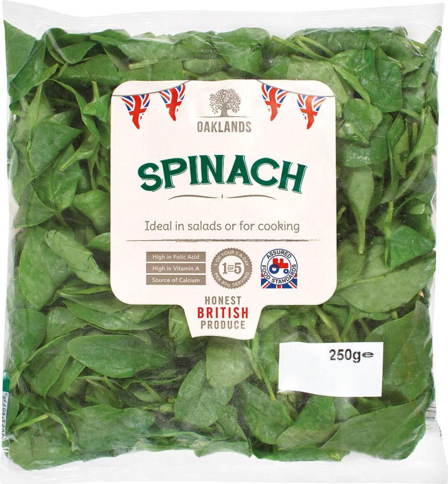  Spinach is great for cooking and eating raw