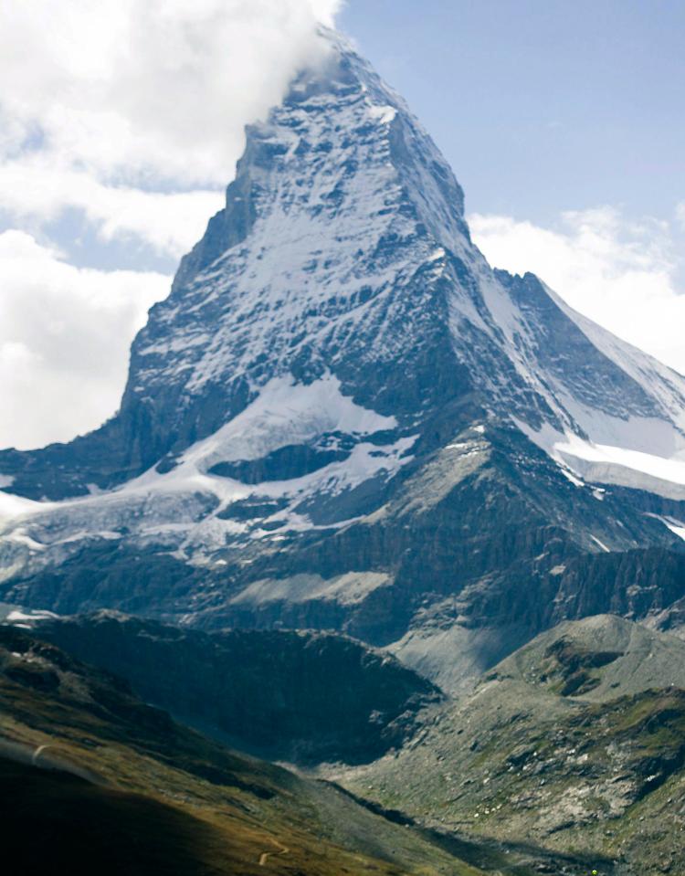  The town is close to the famous Matterhorn. File picture