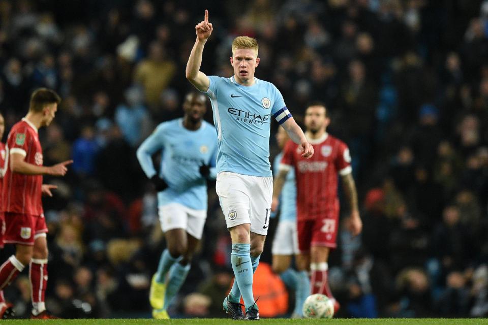  Belgian superstar Kevin De Bruyne continued his brilliant form