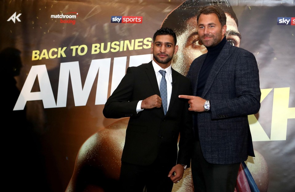 Amir Khan and Eddie Hearn have put aside their differences