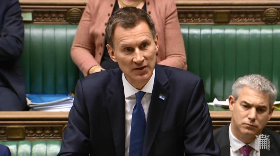 Health secretary Jeremy Hunt has come under increasing pressure to increase funding to the health service, to help the NHS cope with the crisis