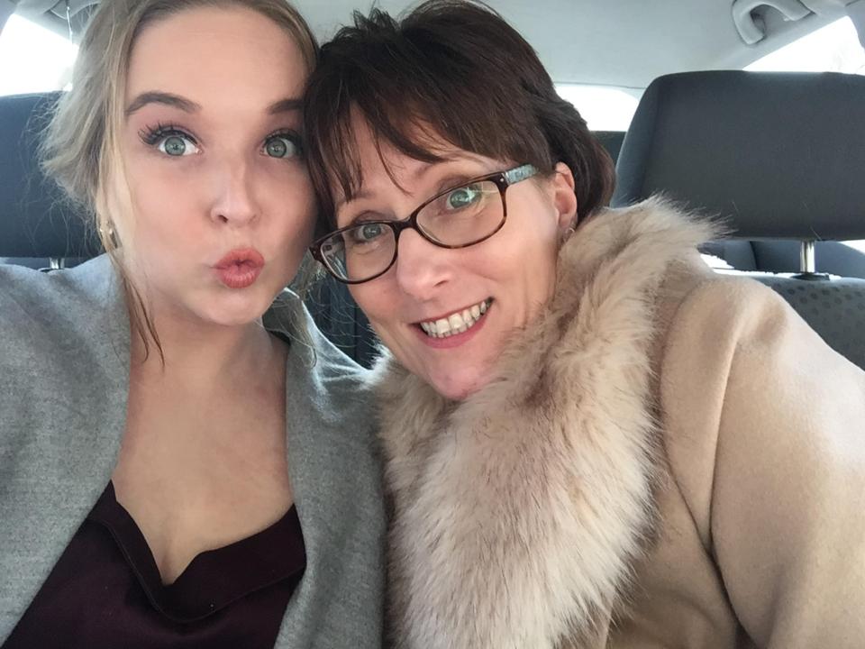 Megan, pictured with her mum Paula, said her condition knocked her confidence and strangers would shy away from touching her