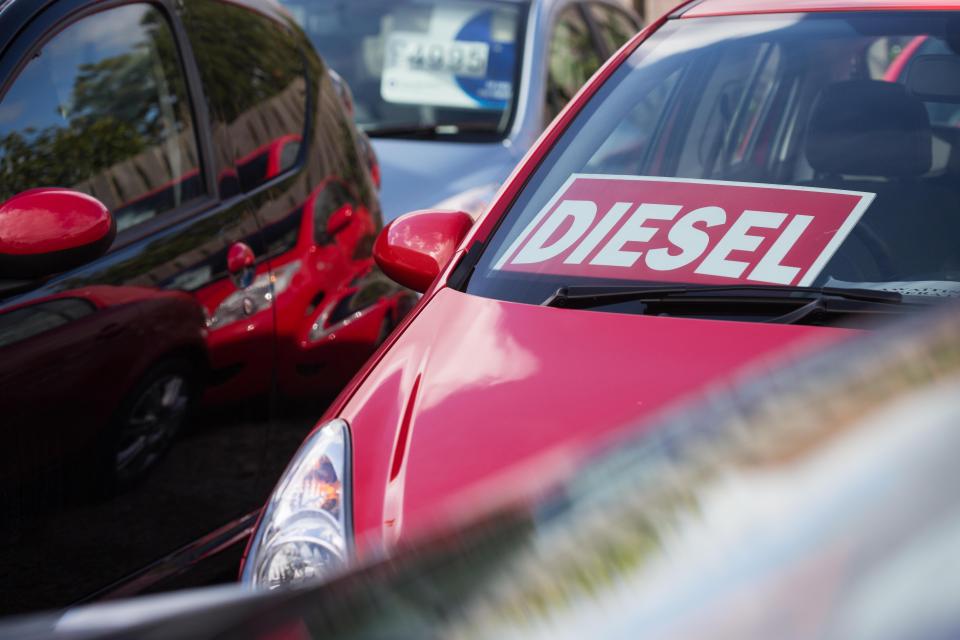  The price of second-hand diesels has risen in the last 12 months