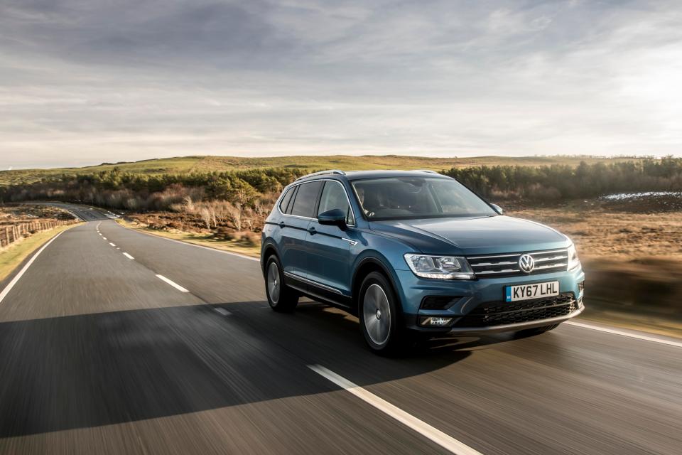  The Allspace is built on the same platform as the regular Tiguan