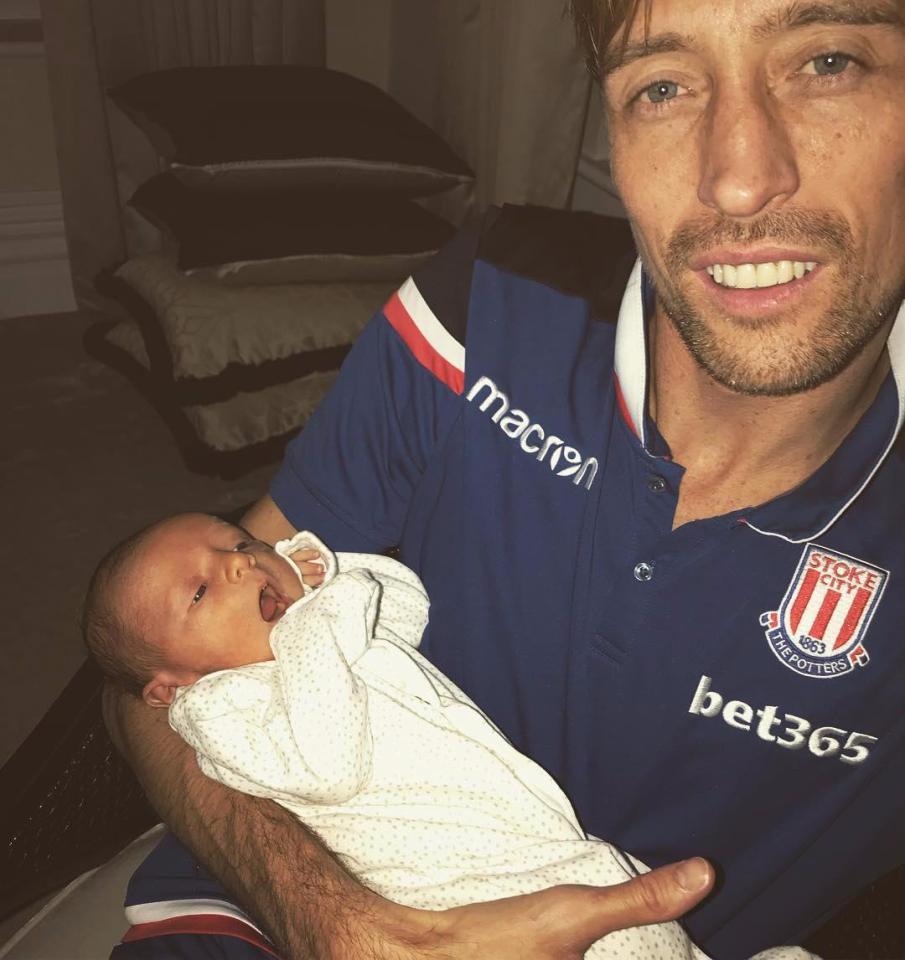 She recently gave birth to Johnny, her third child with hubby Peter Crouch