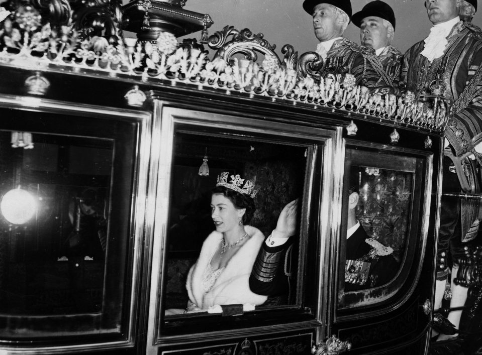  The Queen said her carriage ride was far from comfortable