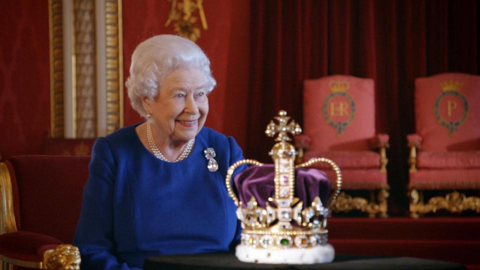  The Queen seemed amazed to hear the royal gems were hidden inside a biscuit tin