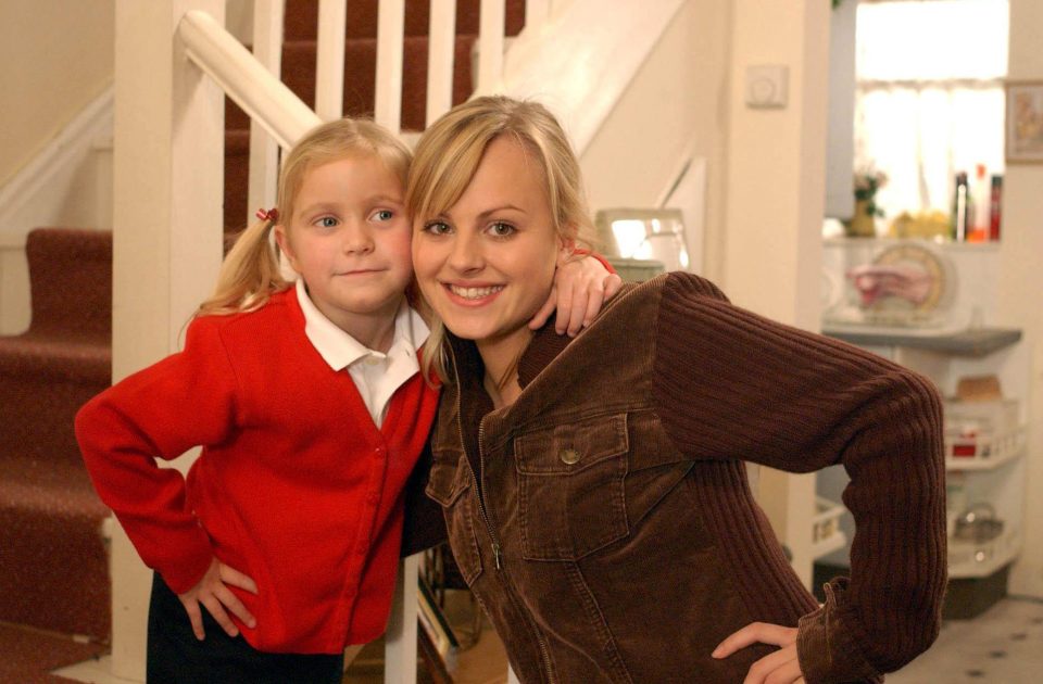  From 2000 to 2007 the young character of Bethany Platt, left, in Coronation Street was played by a set of twins