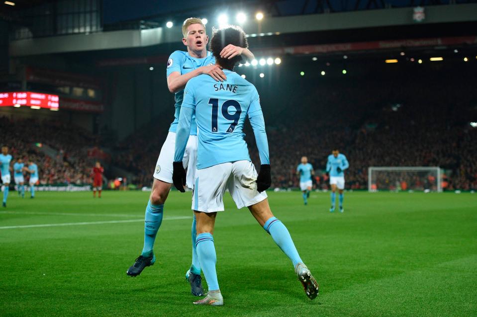 Kevin De Bruyne has been pulling the strings as Man City dominate