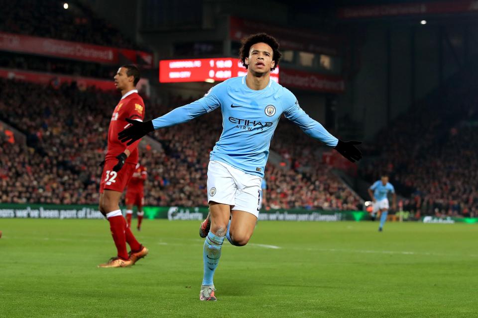  Leroy Sane has provided Pep Guardiola's league leaders with an efficient assist rate