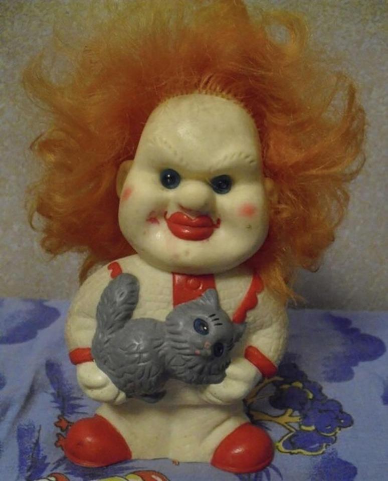  This evil looking troll toy is hardly cuddly