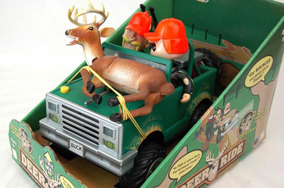  This deer ride toy is not ideal for animal loving children