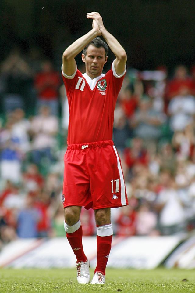 Ryan Giggs won 65 international caps for Wales during his playing days