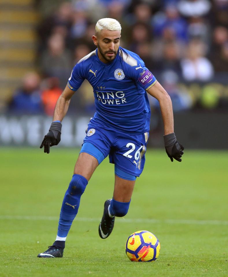  Riyad Mahrez is in a fine run of form and will be a potent weapon for Leicester this weekend