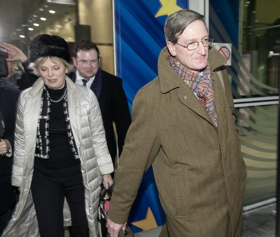  Anna Soubry and Michael Grieve in Brussels for a meeting with Michel Barnier