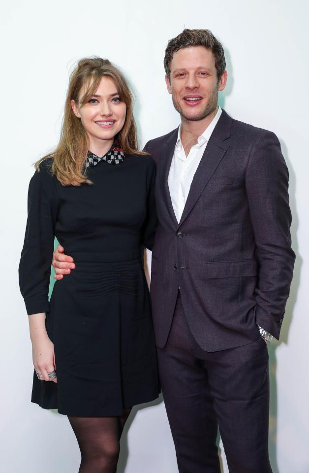  James Norton and Imogen Poots are loved-up