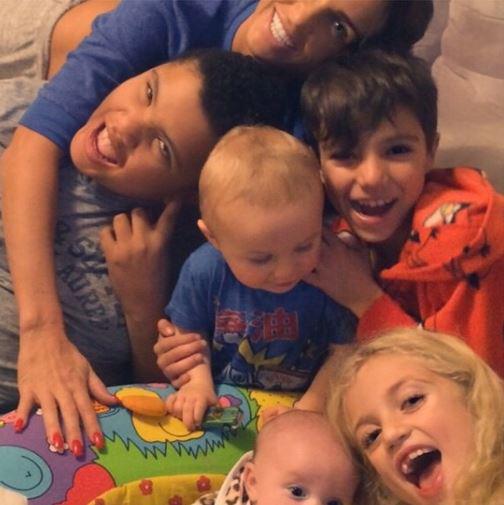  Katie often shares adorable pictures of her five children