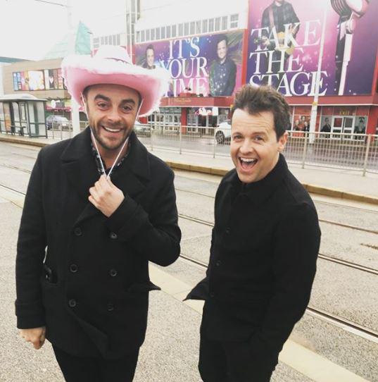  The Geordie duo are in Blackpool to launch the latest series of Britain's Got Talent