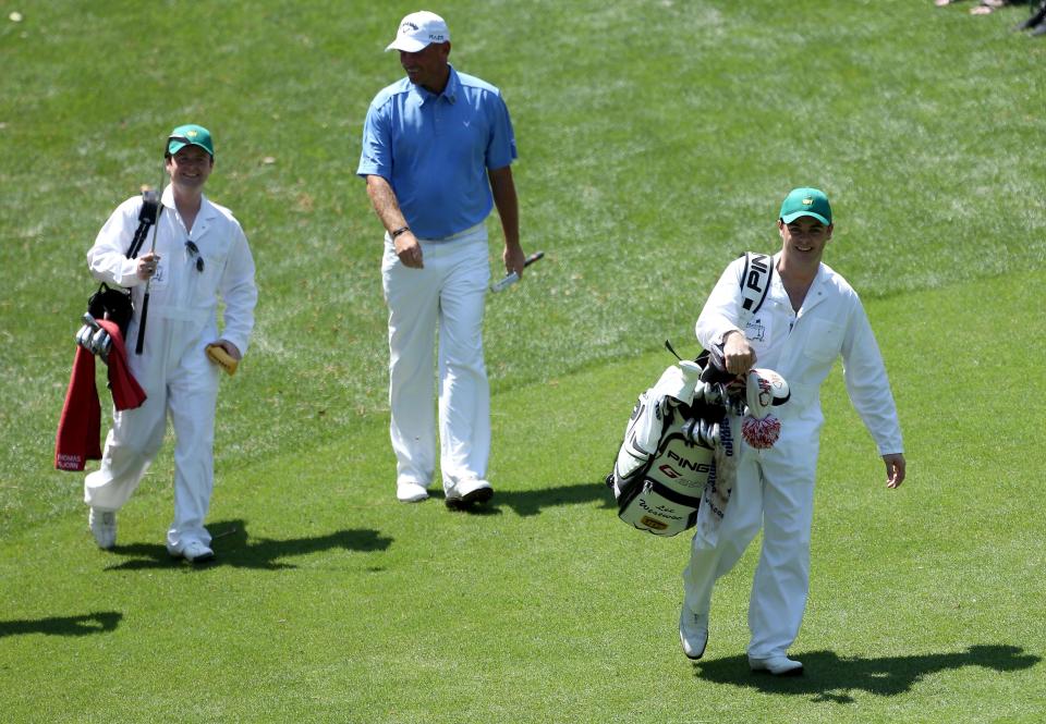  They were also Dec and Ant while acting as caddies