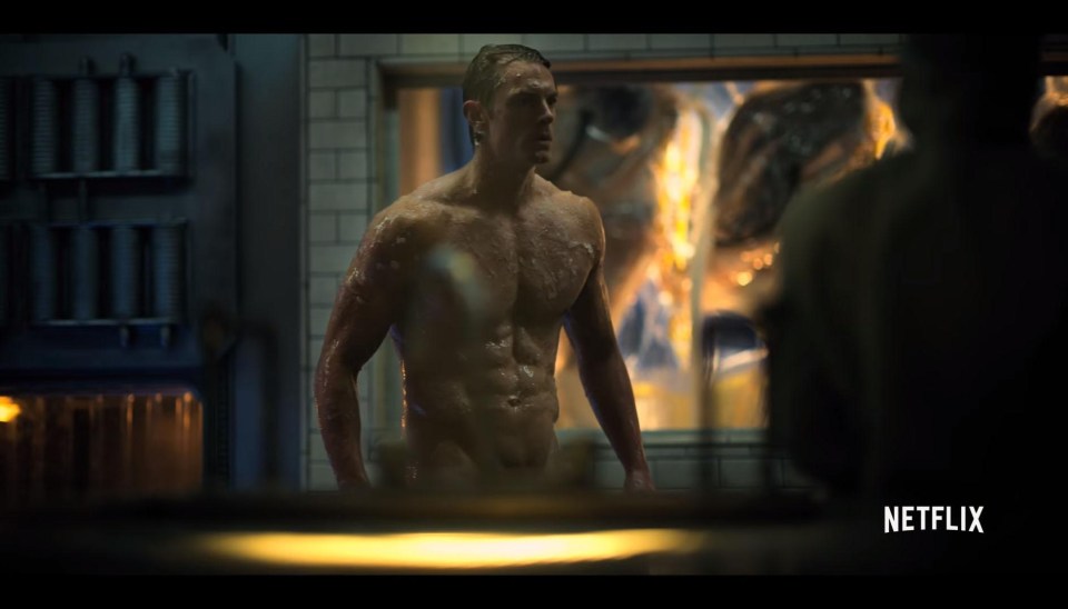 Joel Kinnaman as he appears in Altered Carbon