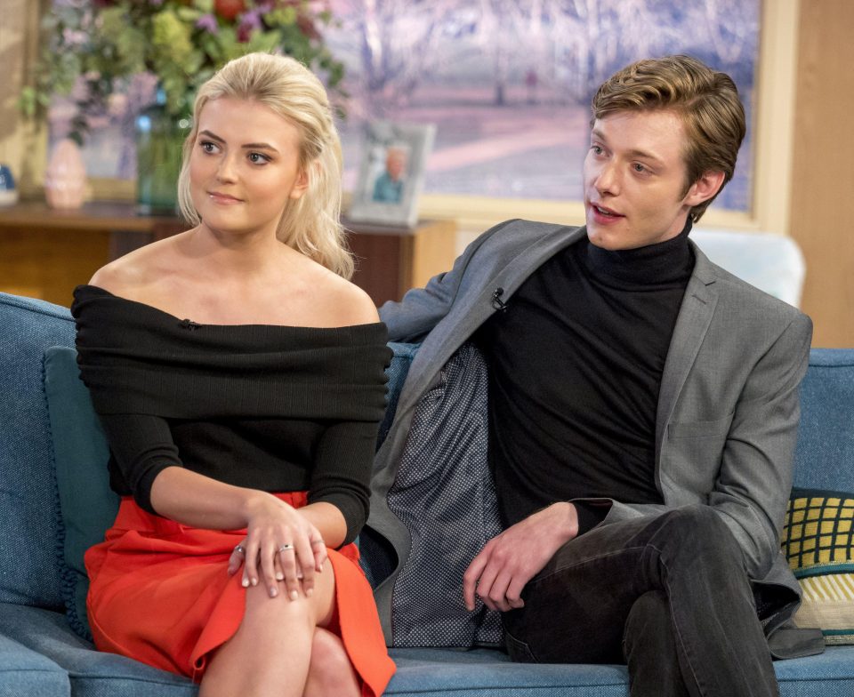  Rob appeared on This Morning with co-star Lucy Fallon