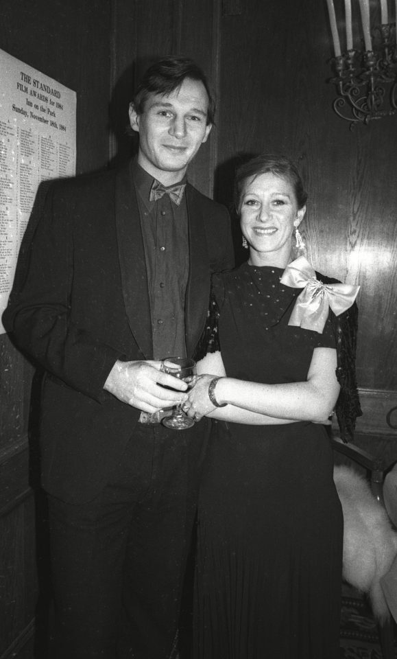  Liam and Helen pictured together at the 1984 Evening Standard Film Awards