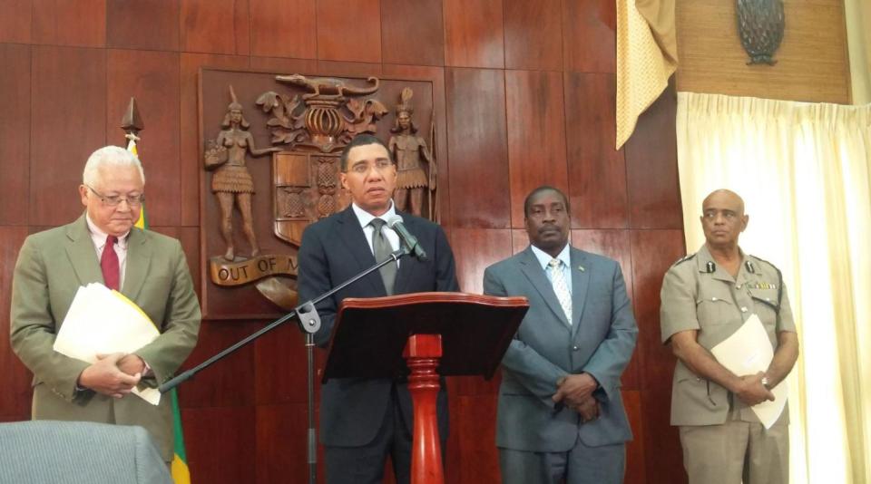  The country's Prime Minister Andrew Holness granted more powers to the military and police