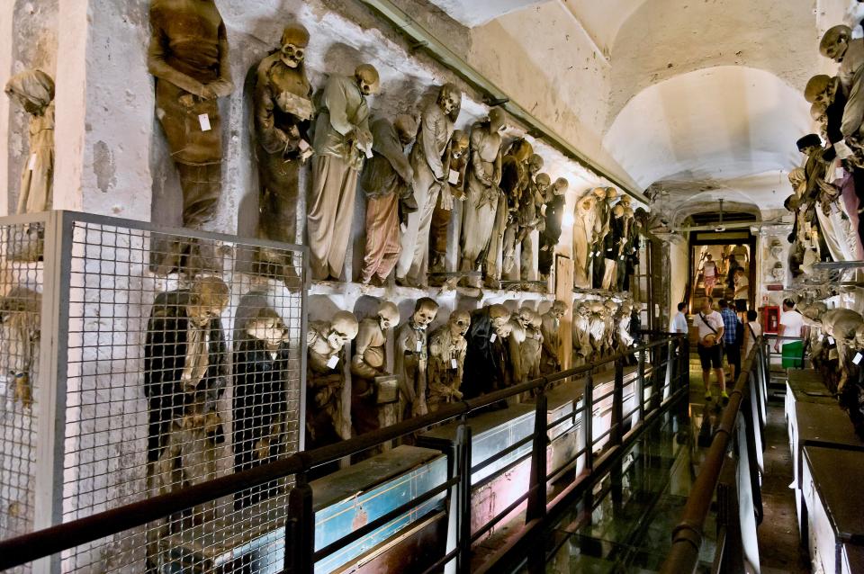  Capuchin Catacombs in Palermo houses largest collection of mummified bodies in the world