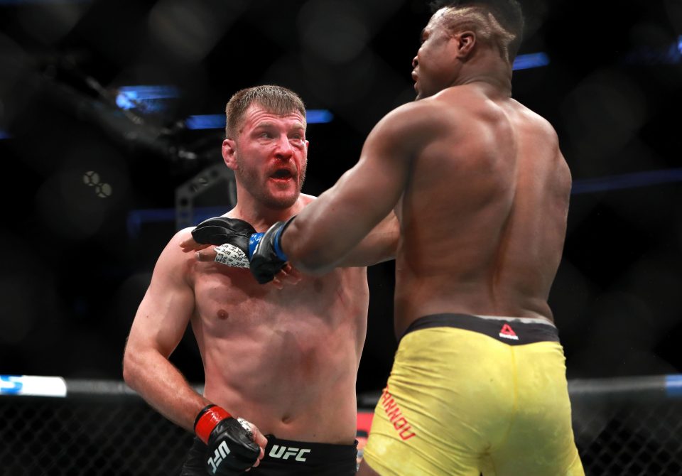  Stipe Miocic was bloodied but victorious