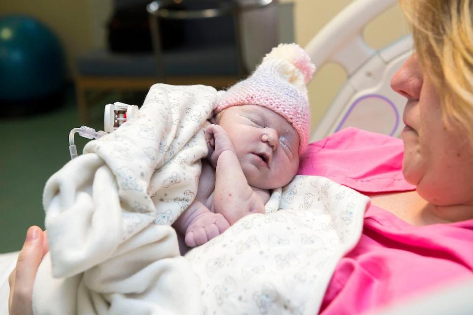  Ava-Joy was born on January 8 and just marginally underweight for her organs to be donated.