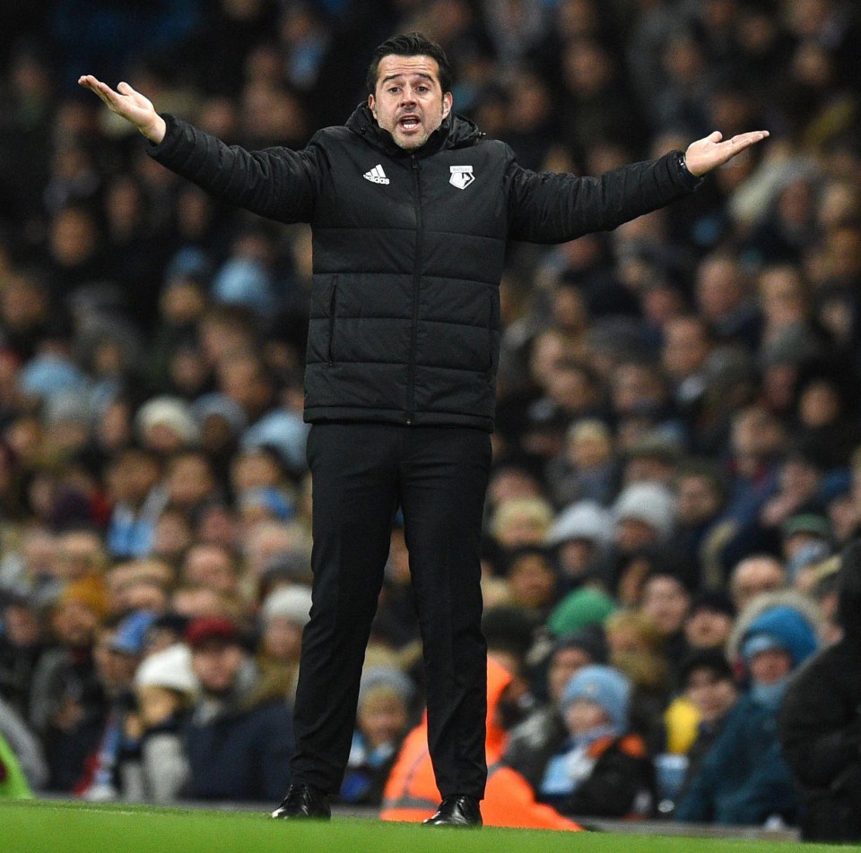 Marco Silva only lasted half a season as Watford boss after a slump in form