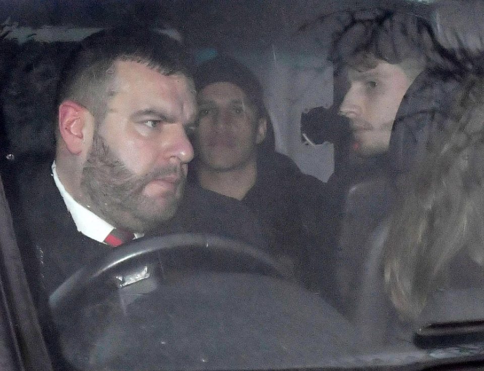  Alexis Sanchez, centre, is in Manchester as he nears the completion of his move