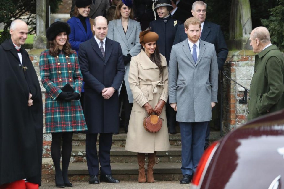 Eugenie and Meghan joined the royals at Sandringham over Christmas