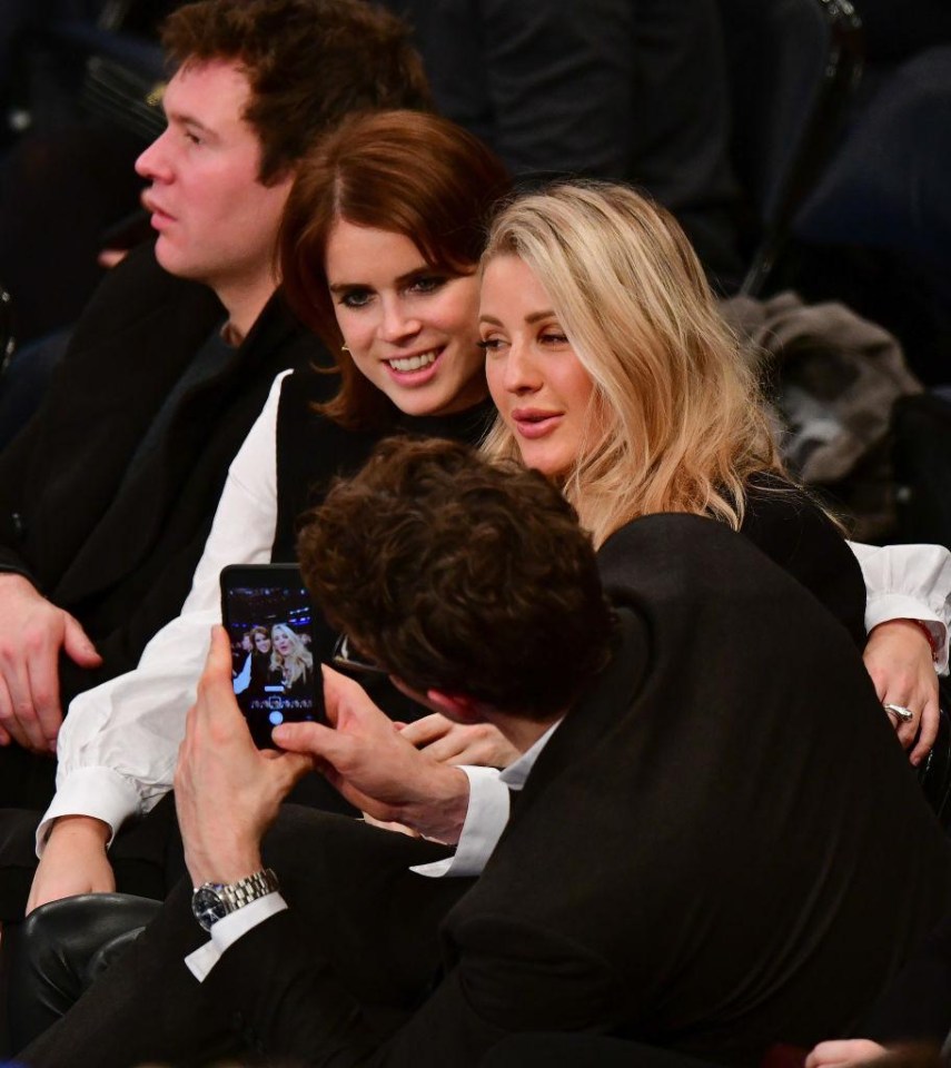 Eugenie and Ellie were spotted at a basketball game in New York together