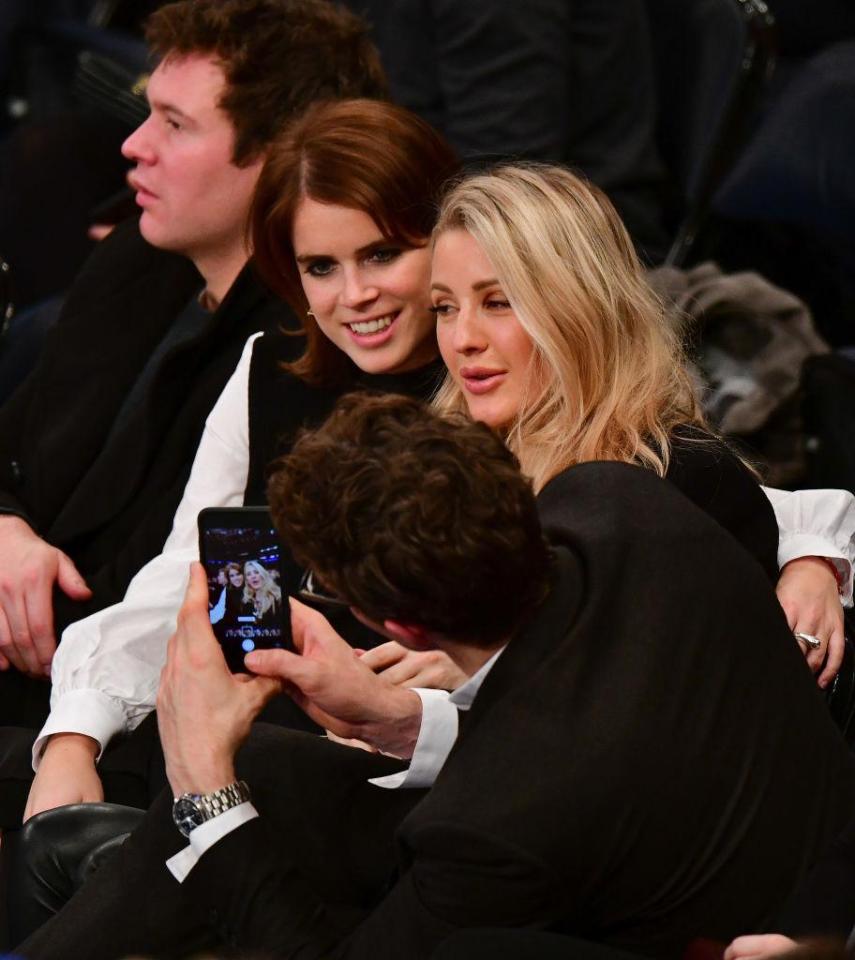  Eugenie and Ellie were spotted at a basketball game in New York together