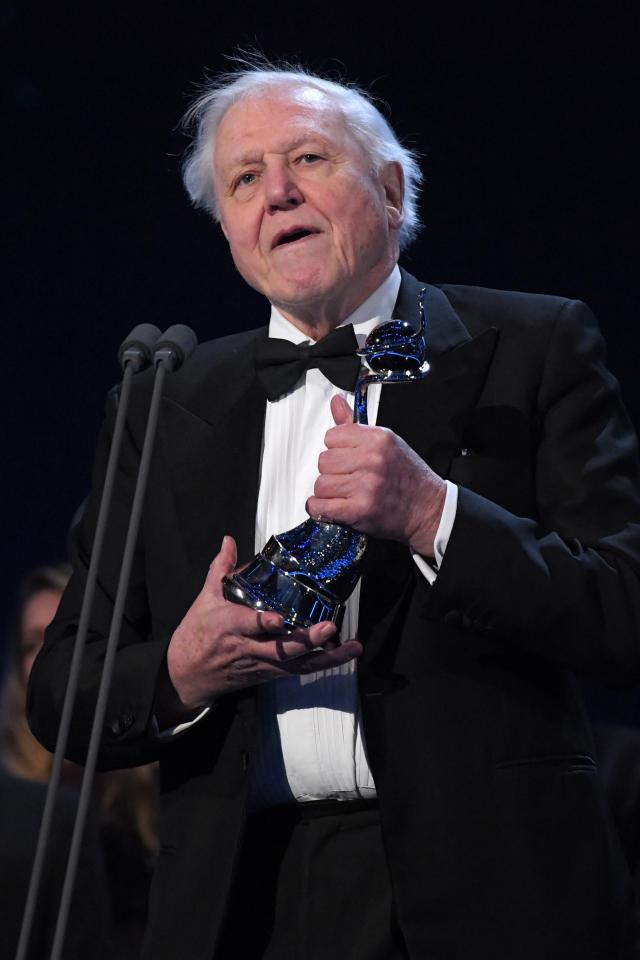  Sir David Attenborough took home the award for Blue Planet 2