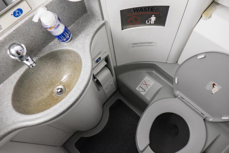  Toilets on planes are not the most spacious of places - but that's about to get even worse